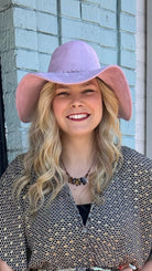Floppy Brim Suede Hat - Rebecca James Clothing