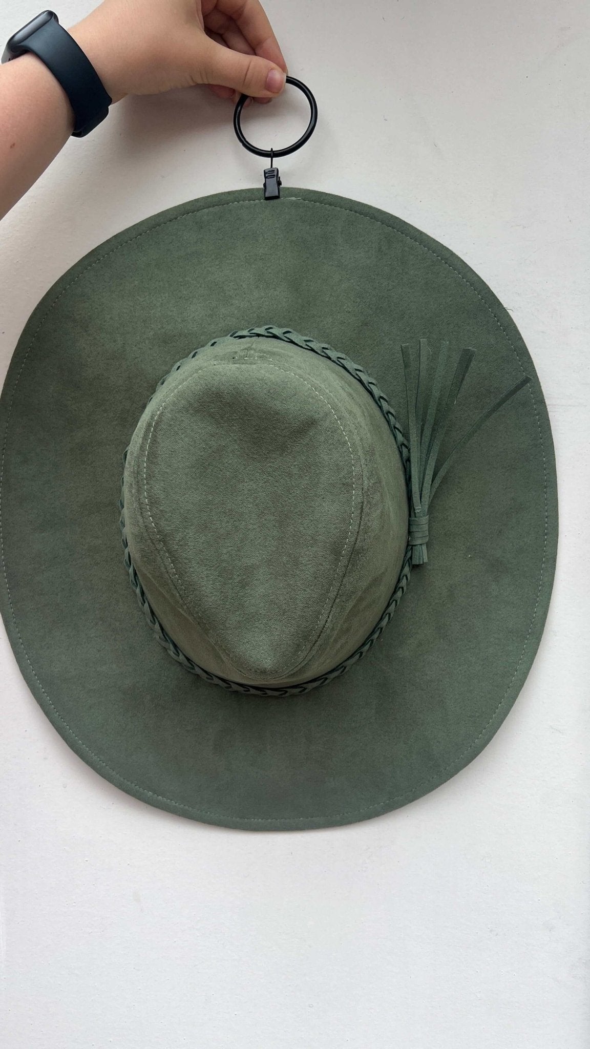 Floppy Brim Suede Hat - Rebecca James Clothing