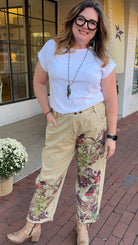 Flower Vine Boho Chic Pants - Rebecca James Clothing