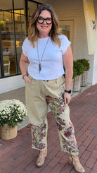 Flower Vine Boho Chic Pants - Rebecca James Clothing