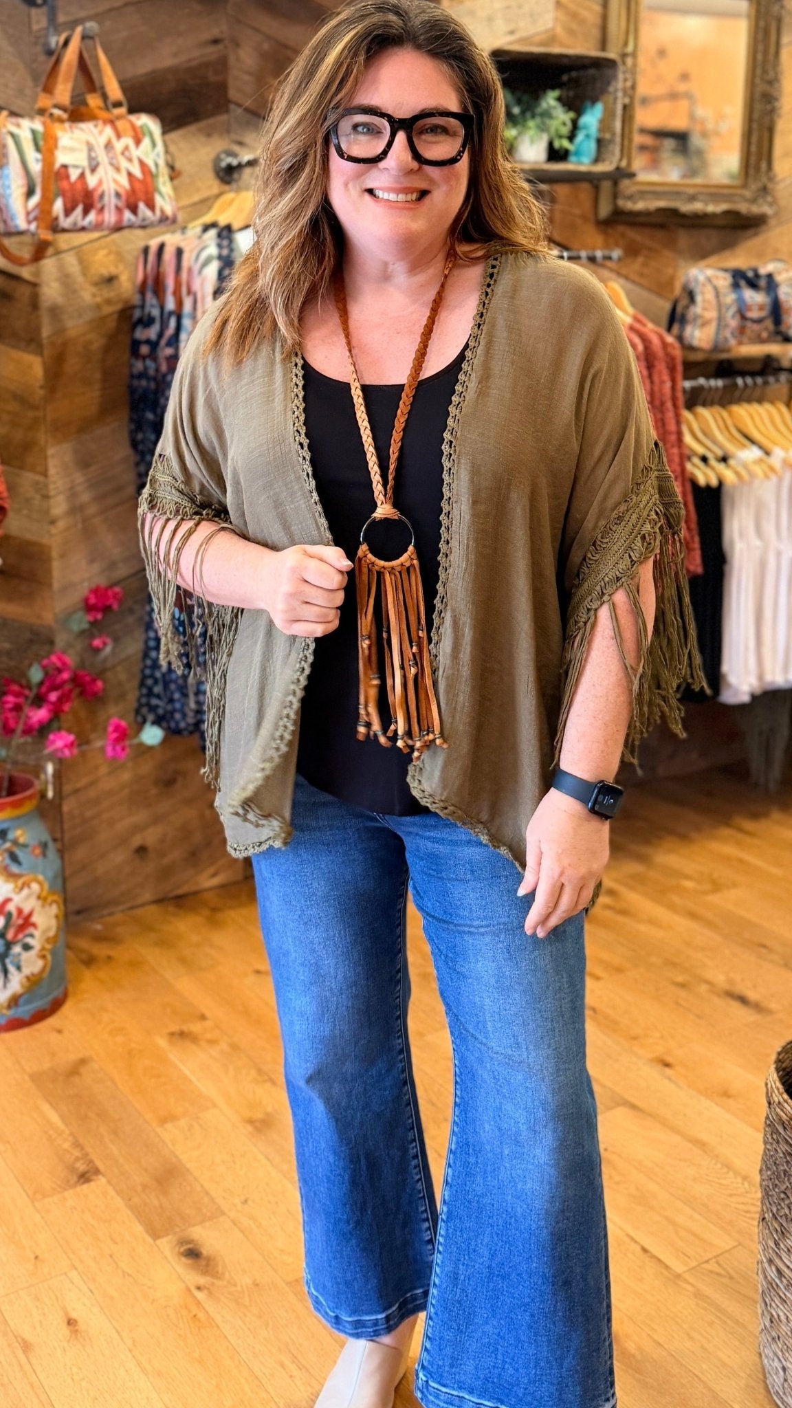 Flowy Hem Scoop Neck Tank Top - Rebecca James Clothing