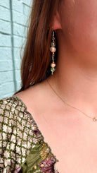 Forest Faire Pearl & Bead Earrings by RJC - Rebecca James Clothing