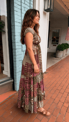 Forest Faire Silky Maxi Dress - Rebecca James Clothing