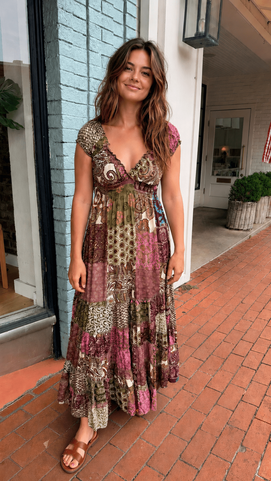 Forest Faire Silky Maxi Dress - Rebecca James Clothing