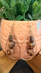 Forest Pathway Beaded Earrings by RJC - Rebecca James Clothing