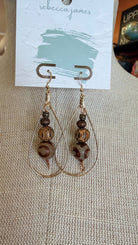 Forest Pathway Beaded Earrings by RJC - Rebecca James Clothing