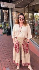 Golden Hour Cotton Flare Pants - Rebecca James Clothing