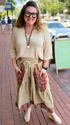 Golden Hour Cotton Flare Pants - Rebecca James Clothing
