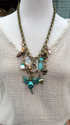 Gypsy Junk One of A Kind Charm Necklace - Rebecca James Clothing