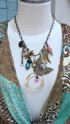 Gypsy Junk One of A Kind Charm Necklace - Rebecca James Clothing