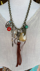 Gypsy Junk One of A Kind Charm Necklace - Rebecca James Clothing