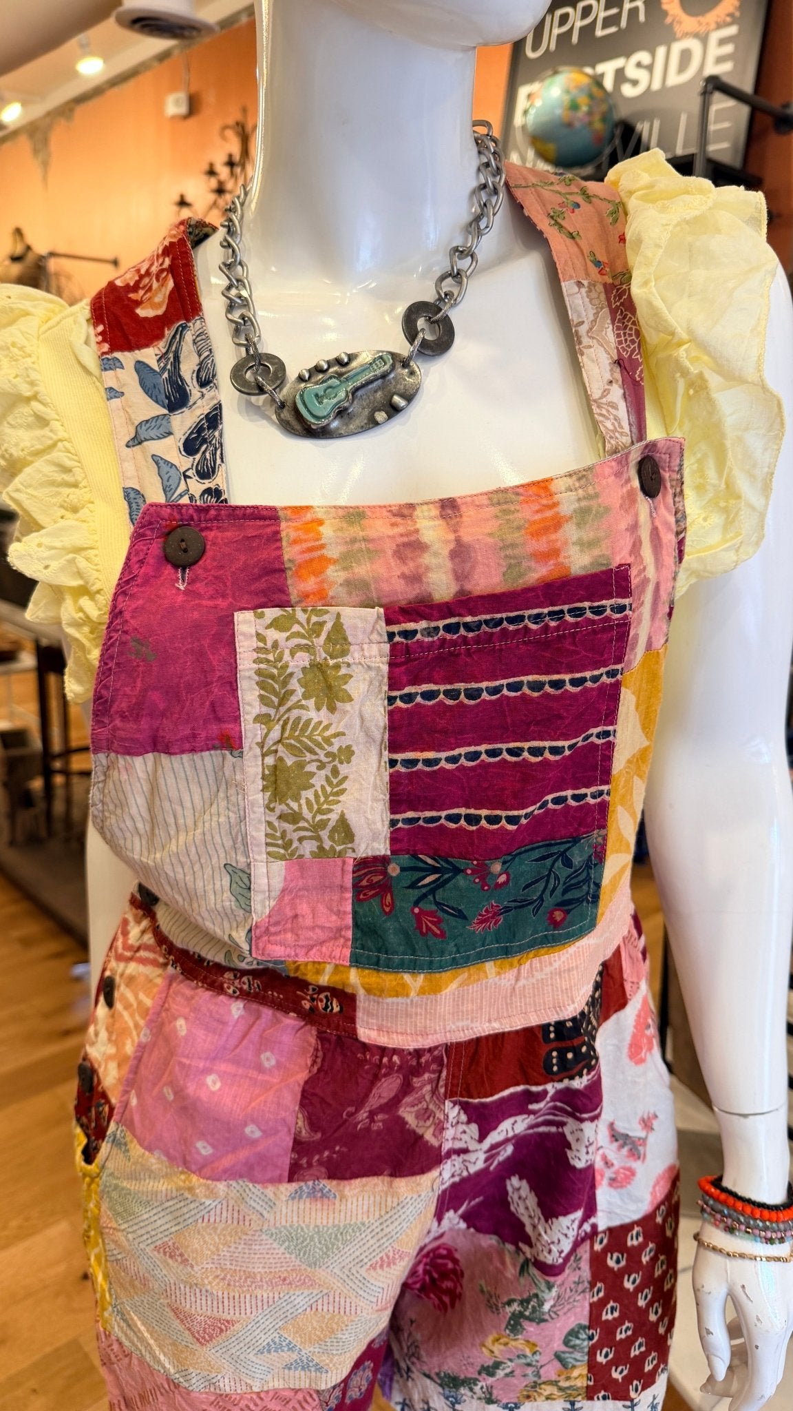 Handmade Pottery Guitar Necklace - Rebecca James Clothing