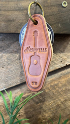 Leather Key Chain - Rebecca James Clothing