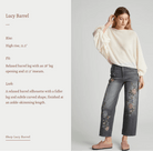 Lucy Barrel Natura Needlepoint by Driftwwod Jeans - Rebecca James Clothing