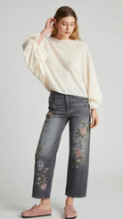 Lucy Barrel Natura Needlepoint by Driftwwod Jeans - Rebecca James Clothing