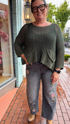 Lucy Barrel Natura Needlepoint by Driftwwod Jeans - Rebecca James Clothing