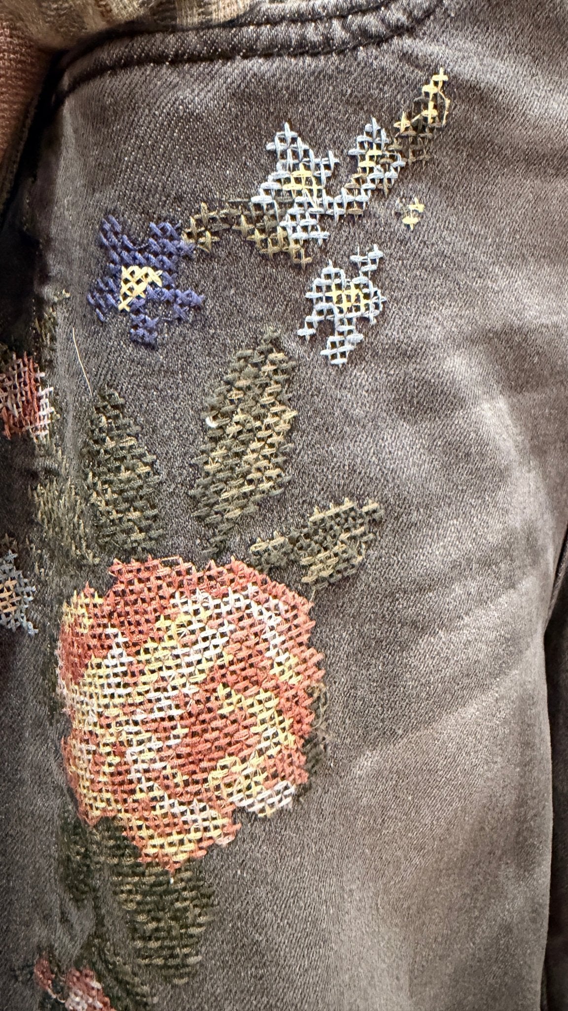 Lucy Barrel Natura Needlepoint by Driftwwod Jeans - Rebecca James Clothing