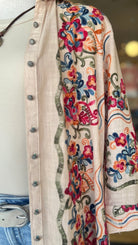 Make Your Mark Embroidered Duster - Rebecca James Clothing