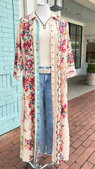 Make Your Mark Embroidered Duster - Rebecca James Clothing