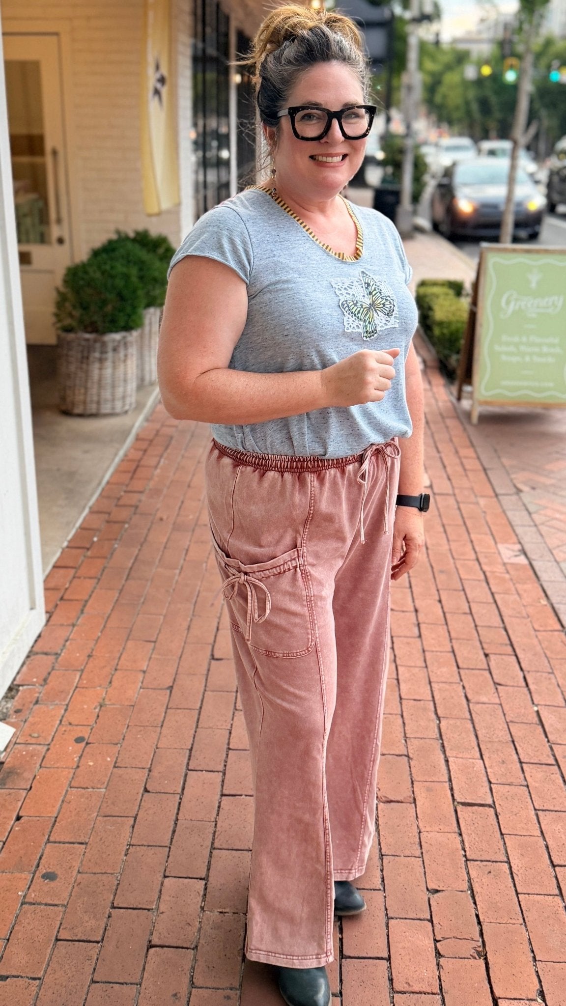 Market Mornings Mineral Rose Cotton Boho Pants - Rebecca James Clothing