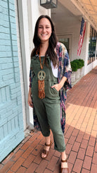 Midnight Moss Tie Die Kimono Wrap - Rebecca James Clothing