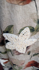 Mixed Floral Star Patch Boho Pants by POL - Rebecca James Clothing