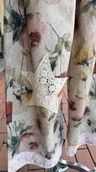Mixed Floral Star Patch Boho Pants by POL - Rebecca James Clothing
