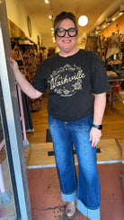 Nashville Wild & Free Graphic Tee - Rebecca James Clothing