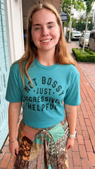 NOT BOSSY GRAPHIC TEE - Rebecca James Clothing