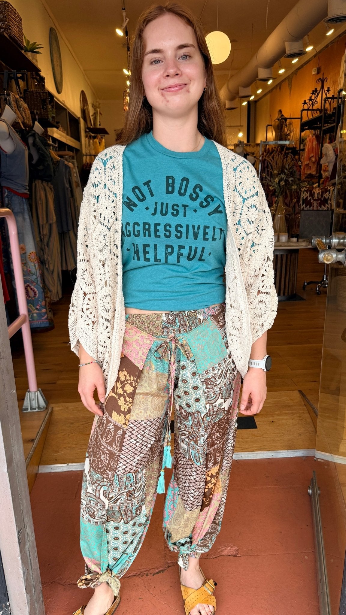 NOT BOSSY GRAPHIC TEE - Rebecca James Clothing