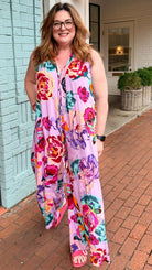 Orchid Flower Bloom Jumpsuit - Rebecca James Clothing