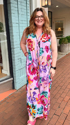 Orchid Flower Bloom Jumpsuit - Rebecca James Clothing