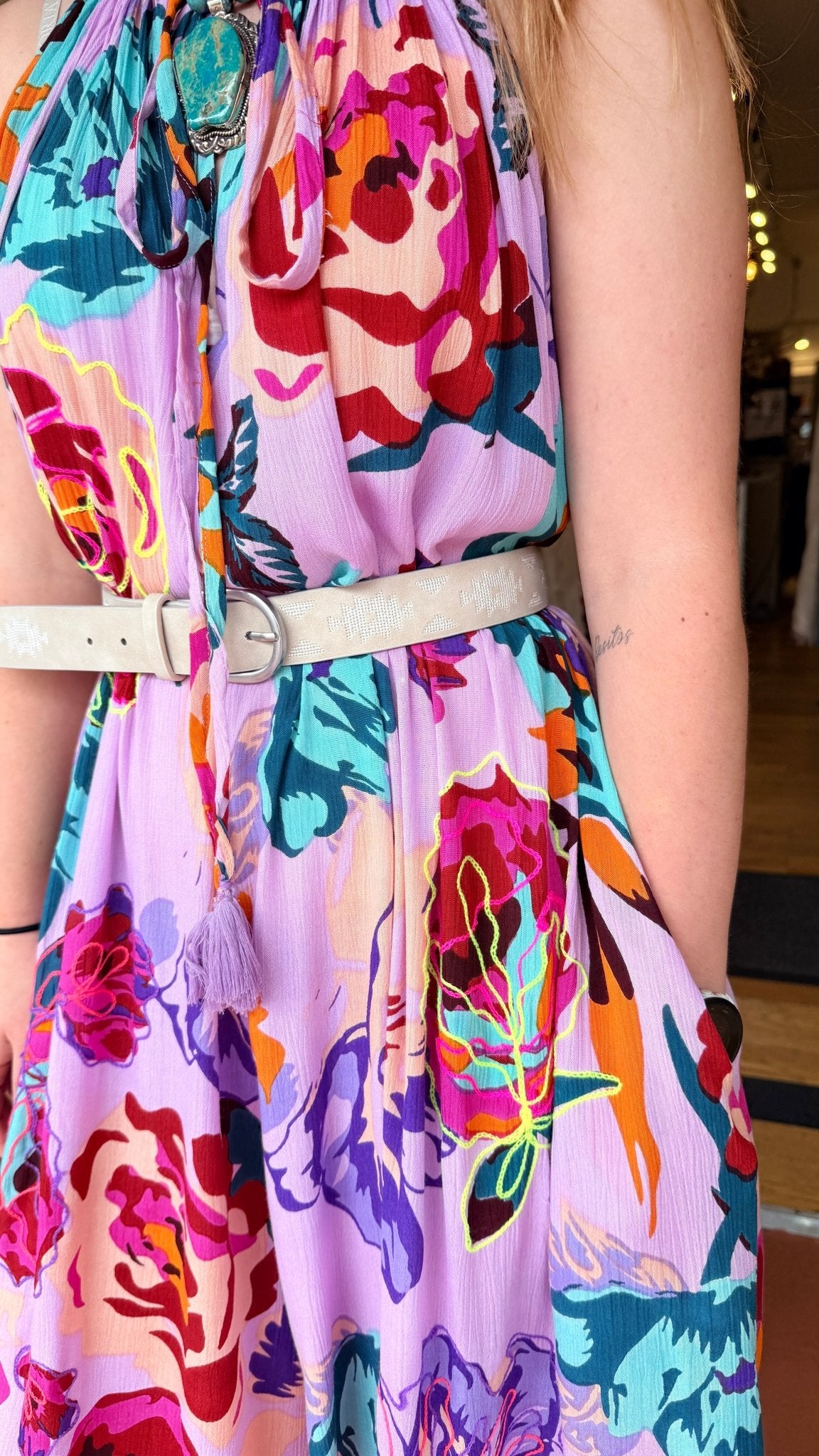 Orchid Flower Bloom Jumpsuit - Rebecca James Clothing