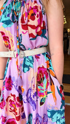 Orchid Flower Bloom Jumpsuit - Rebecca James Clothing