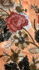 Peach Sunrise Embroidered Top by Aratta - Rebecca James Clothing