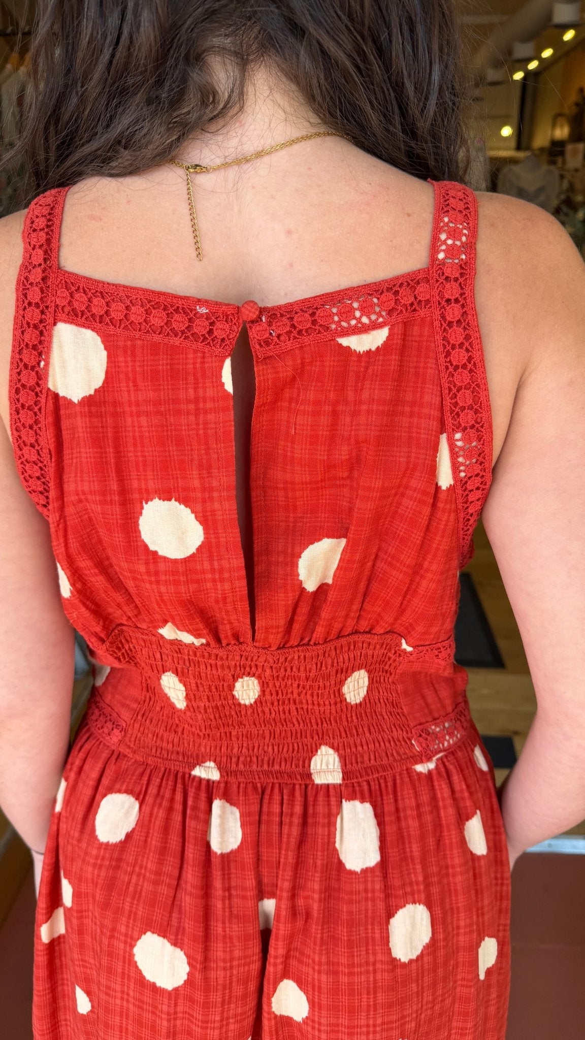 Poppy Fields Red Polka Dot Sundress - Rebecca James Clothing