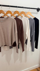 Round Neck Essential Sweater - Rebecca James Clothing