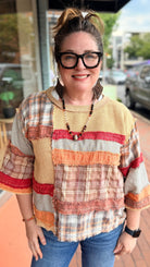 Season's Change Color Block Top - Rebecca James Clothing