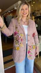 Sensation Pale Pink Oversized Blazer - Rebecca James Clothing