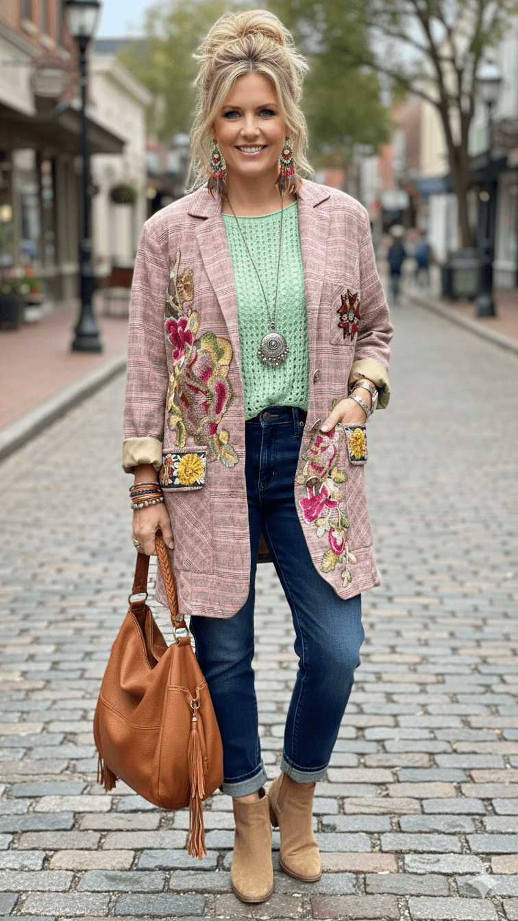 Sensation Pale Pink Oversized Blazer - Rebecca James Clothing