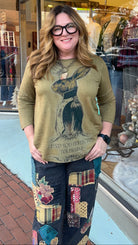 Paper lace Rabbit Graphic Tee 