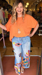 Siren's Dream: Under The Sea Artistic Wide - Leg Pants - Rebecca James Clothing