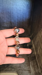 Spread Peace Handbeaded Braclet - Rebecca James Clothing