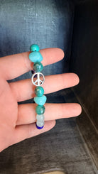 Spread Peace Handbeaded Braclet - Rebecca James Clothing