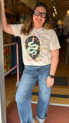 Stay Fierce Boho Graphic Tee - Rebecca James Clothing