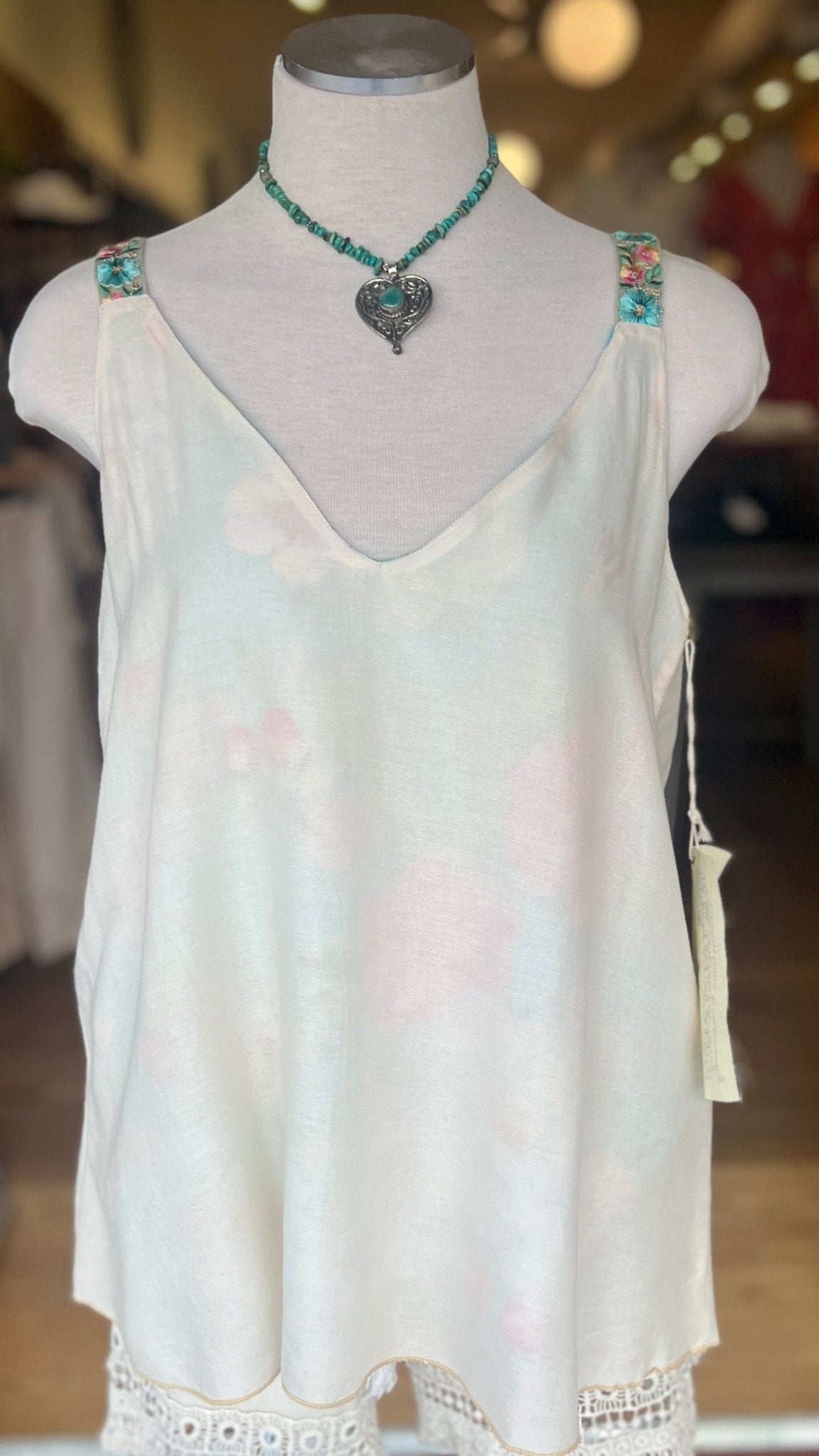 Summer Bliss Reversible Aratta Cami Top - Rebecca James Clothing