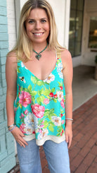 Summer Bliss Reversible Aratta Cami Top - Rebecca James Clothing