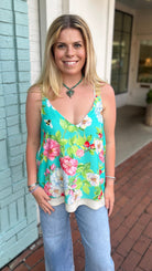 Summer Bliss Reversible Aratta Cami Top - Rebecca James Clothing