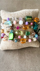 Summer Brights Beaded Braclet Stack - Rebecca James Clothing