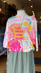 Summer Citrus Cocktail Hour Top - Rebecca James Clothing